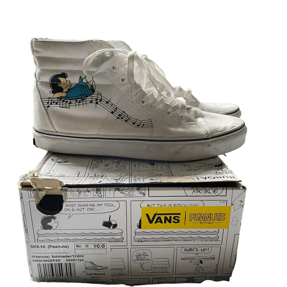 Peanuts Schroeder Vans Size Mens 10
